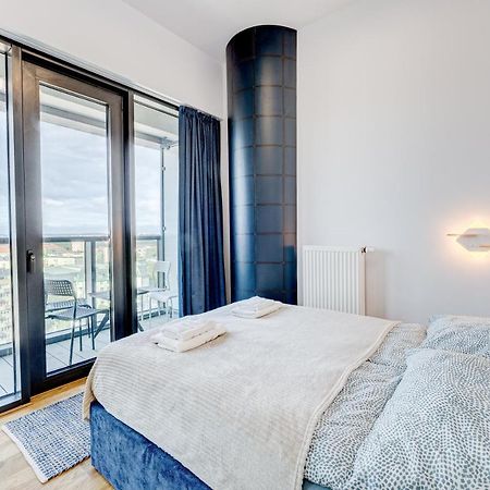 Апартаменты Aleda Tower, 14 Floor, Balkon Щецин Экстерьер фото