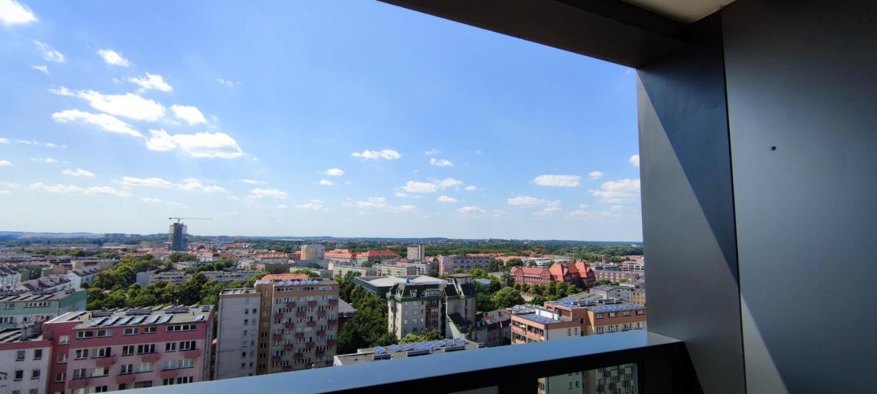 Апартаменты Aleda Tower, 14 Floor, Balkon Щецин Экстерьер фото