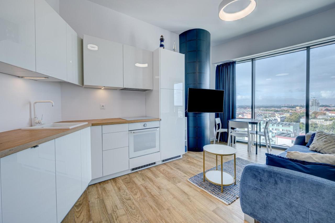 Апартаменты Aleda Tower, 14 Floor, Balkon Щецин Экстерьер фото